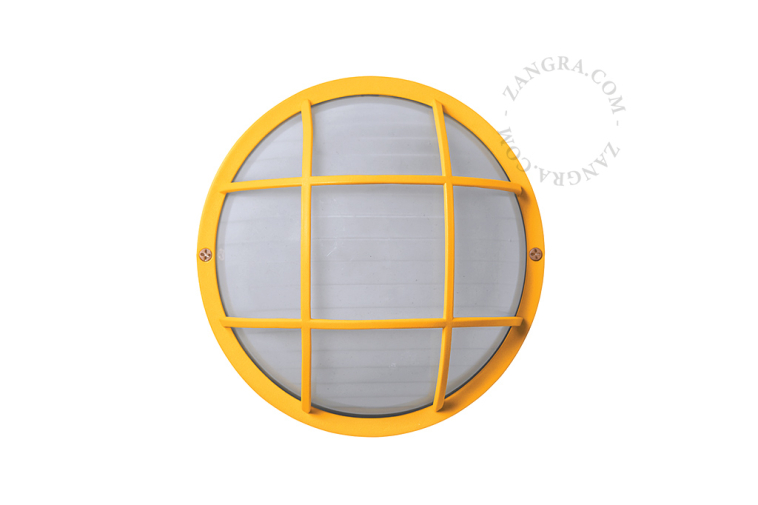 lampe hublot jaune Donna - IP44