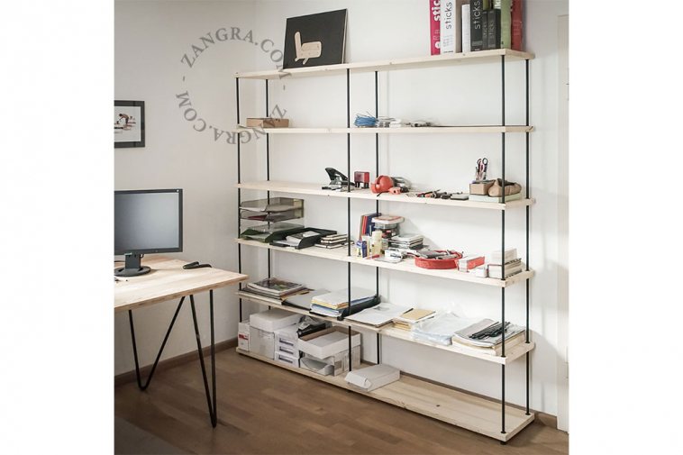 shelf-metal-building-set-rack-bookshelf-diy