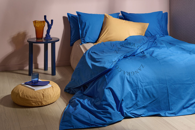 cobalt blue duvet cover for double bed