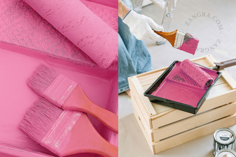 Paintable uplighter in plaster.