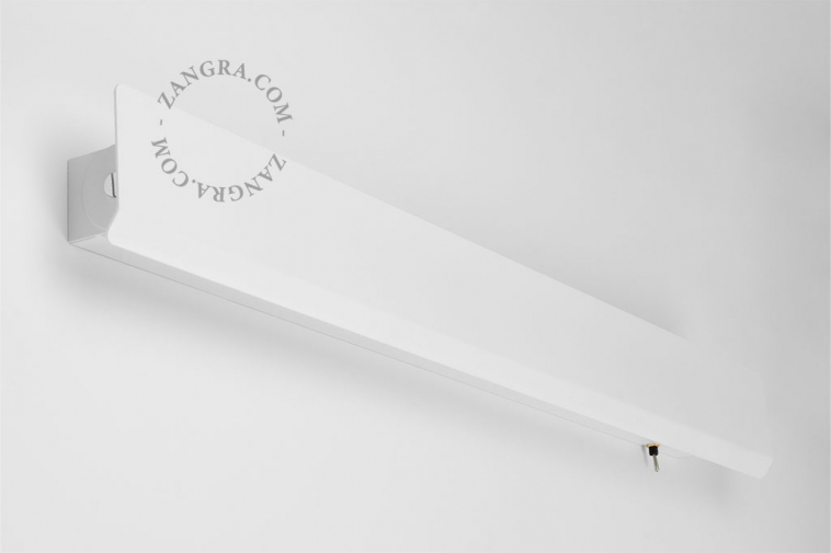 lampe murale LED réglable blanche avec interrupteur