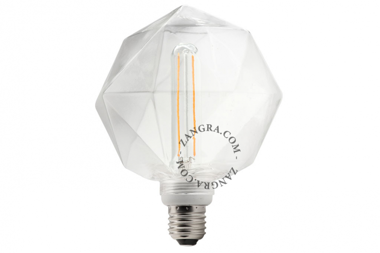 Quartz-shaped light bulb
