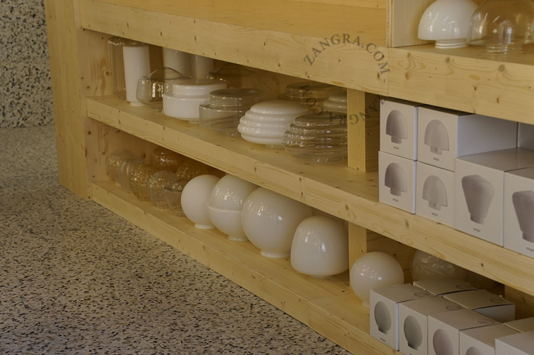 Yardenfun Paralume Sferico In Vetro Di Ricambio Per Lampadario: Semplice Ed Elegante, Sostituisce Il Vecchio Paralume Per Soffitto