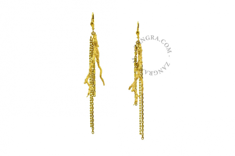 earrings-jewellery-women-gold-silver-branches
