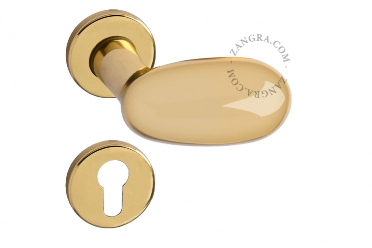 brass oval door knobs uovo