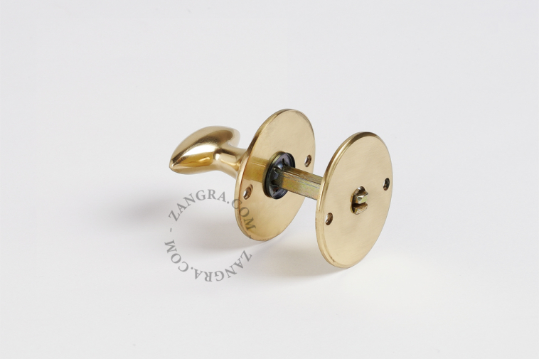 thumb turn and release in brass