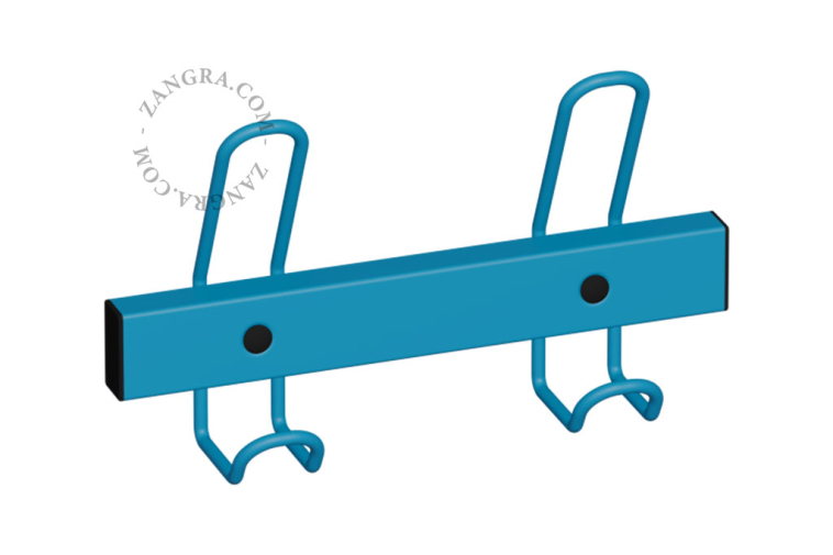 blue coat rack