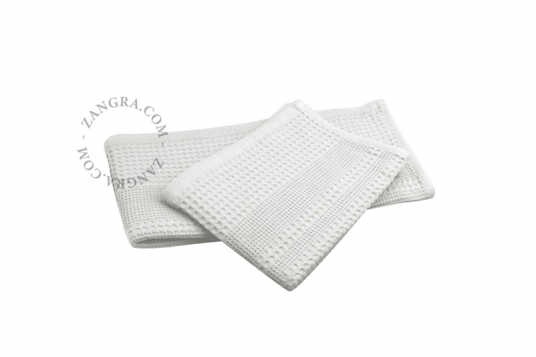 Honeycomb towel light grey