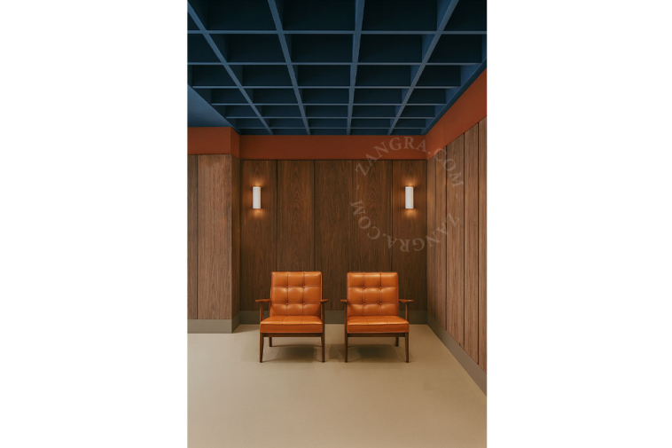 Up&down paintable plaster wall light.