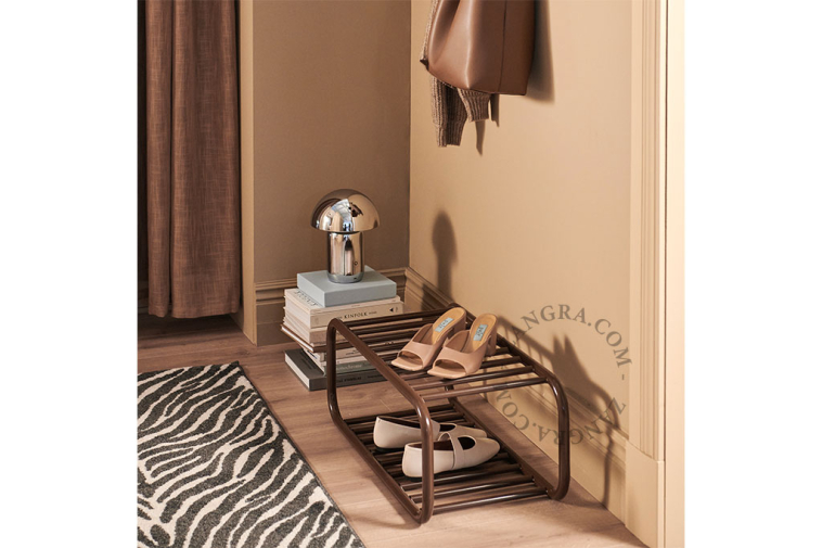 Retro shoe rack.