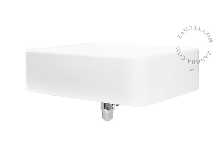 Lavabo de cerámica.