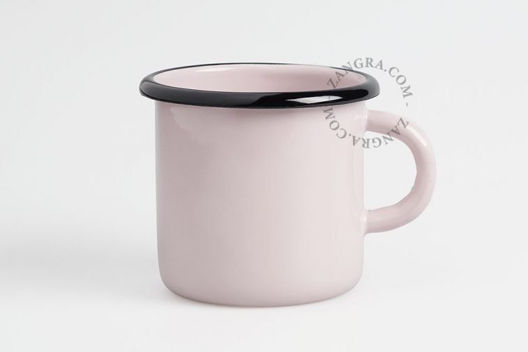 enamel mug 40 cl - pink