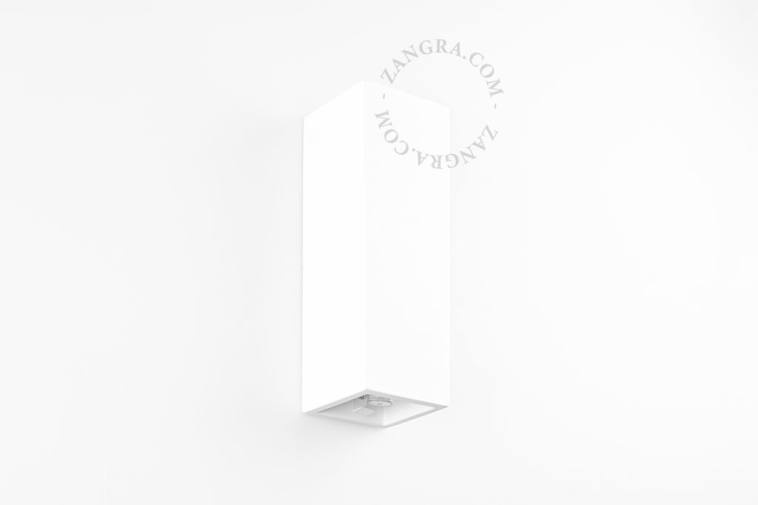 Up&down paintable plaster wall light.