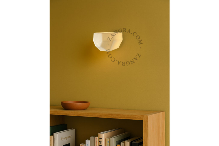 Aplique Art Deco de vidrio.