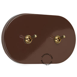 The most beautiful brown light switches online | zangra