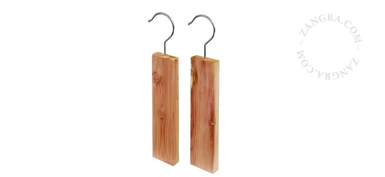 2 red cedar hangers - anti moth