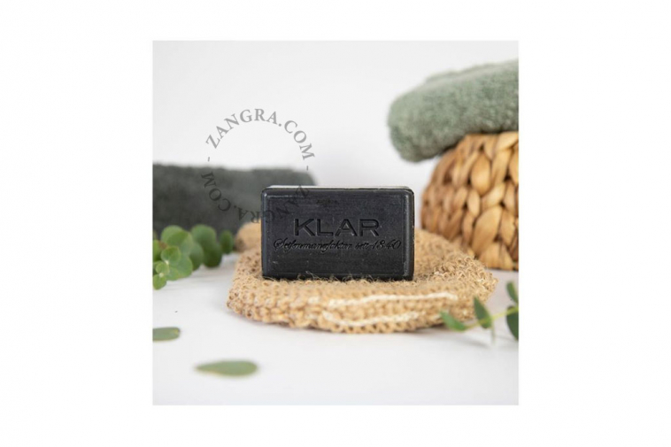 Black soap with charcoal