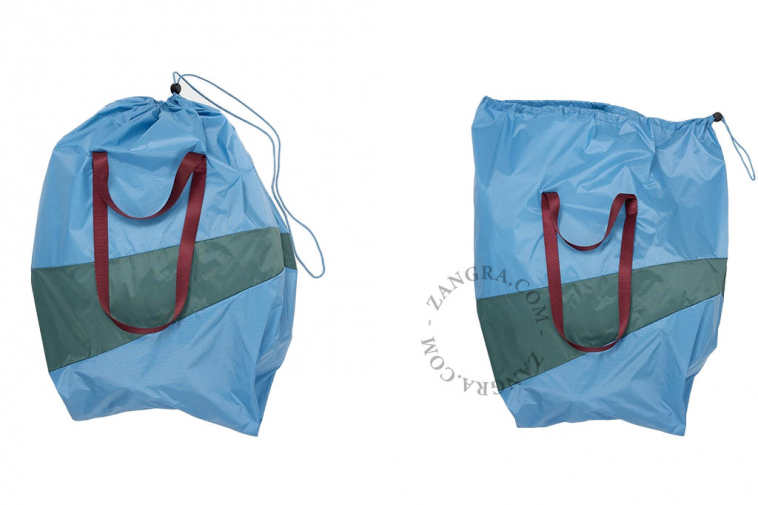 sac de rangement sac à linge en tissu recyclé