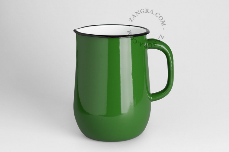 green-enamel-carafe-jug-tableware