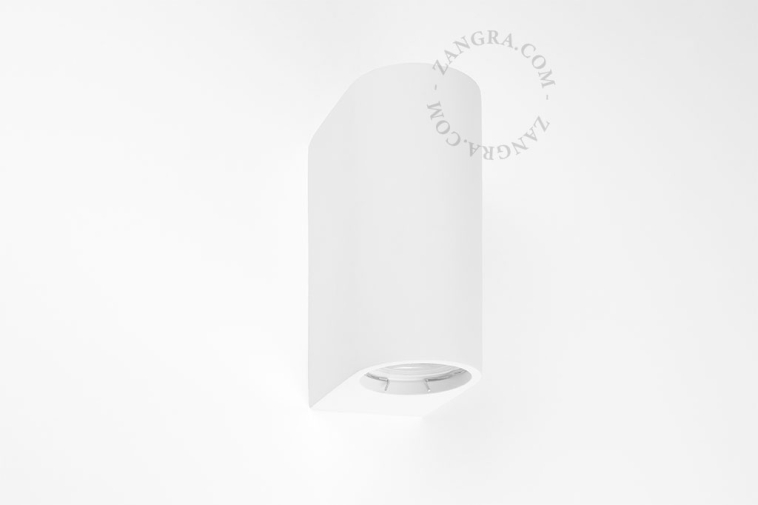 Up&down paintable plaster wall light.