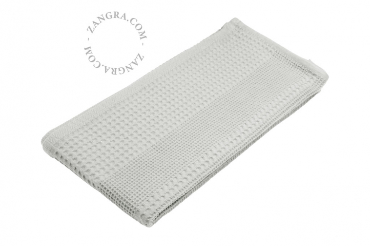 honeycomb-towel-light-grey-cotton