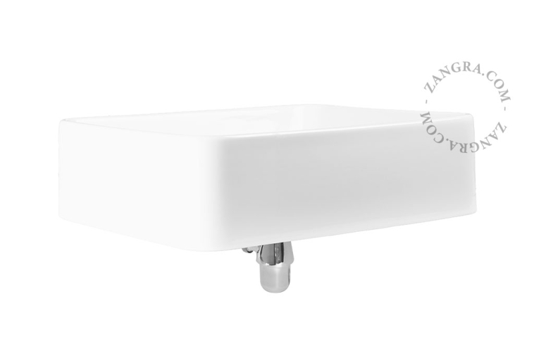 Lavabo de cerámica.