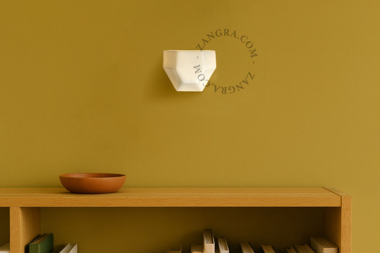 Aplique Art Deco de vidrio.