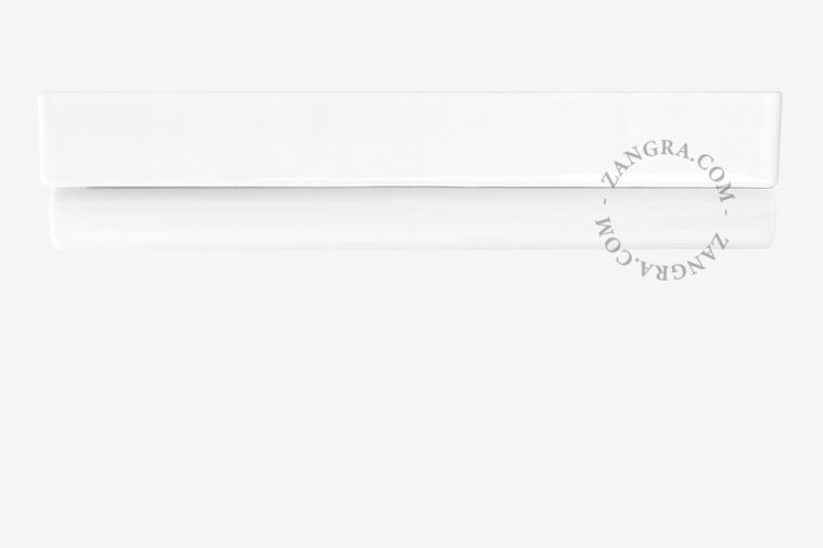 White porcelain S14d light fixture.