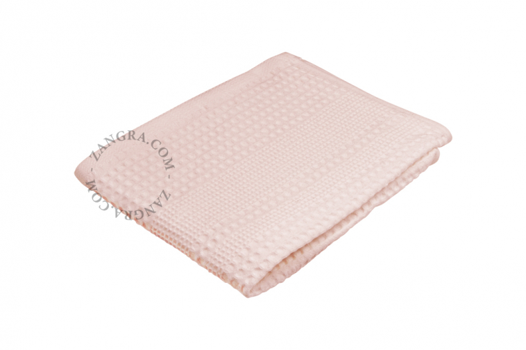 Pink honeycomb towel