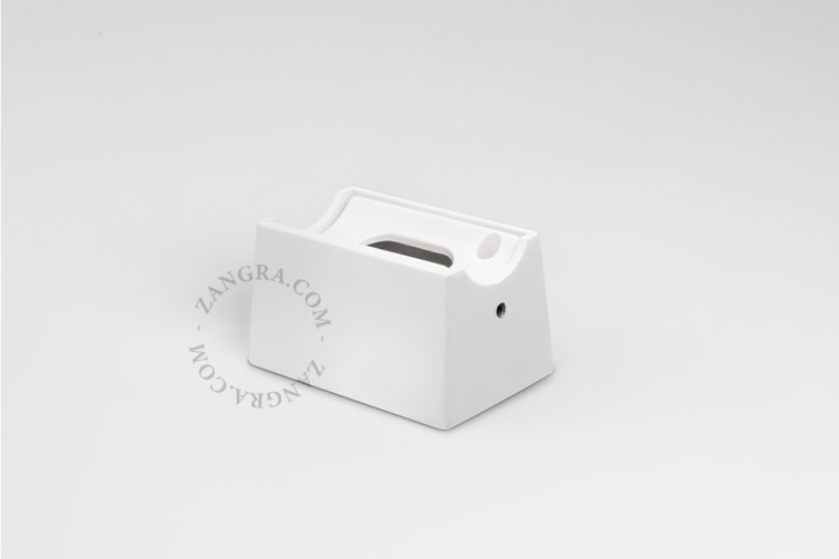 Douille S14S Blanche - Compatible Ampoules S14, Pour Éclairage Décoratif Intérieur/Extérieur - Installation Facile