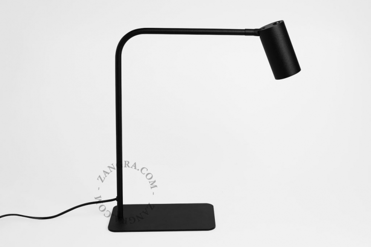 lampe de chevet ou lampe de bureau LED couleur noir