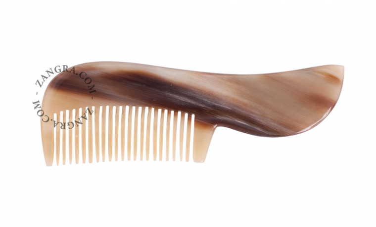 Horn beard comb