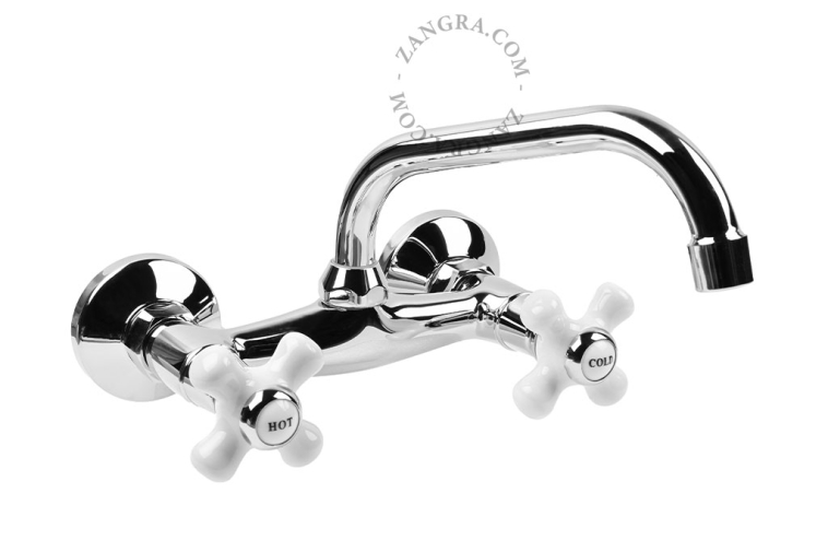 Robinet mélangeur rétro.