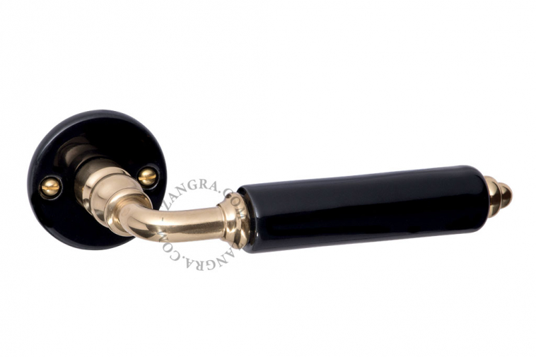 black-handle-porcelain-door-knob-brass