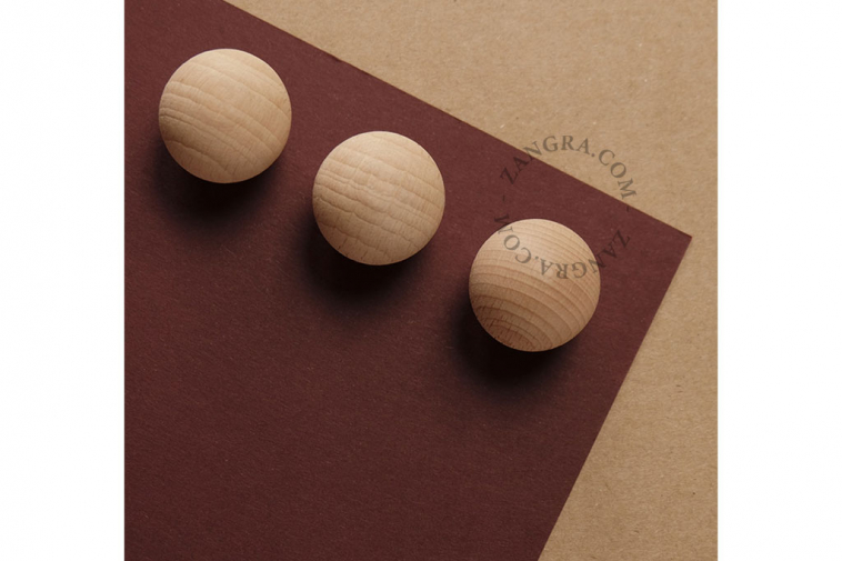 verkouden worden Winkelier Visser Magneten in de vorm van houten ballen | zangra