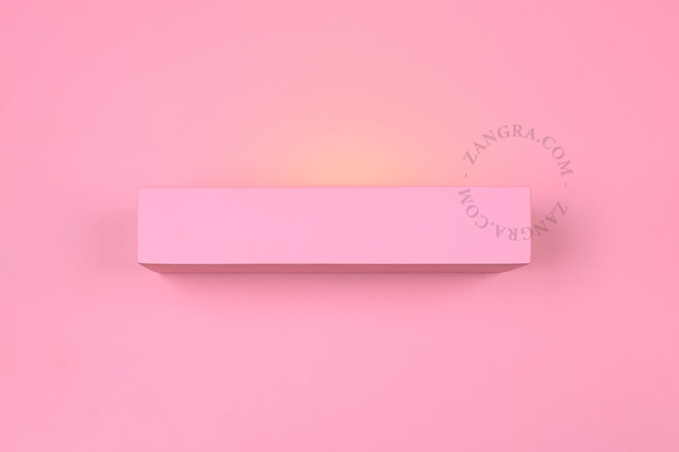 Applique da parete uplighter in gesso verniciabile.