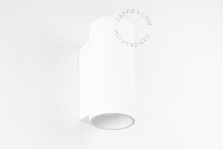 Up&down paintable plaster wall light.