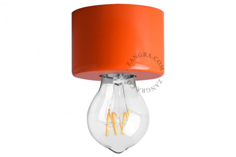Orange lampa.