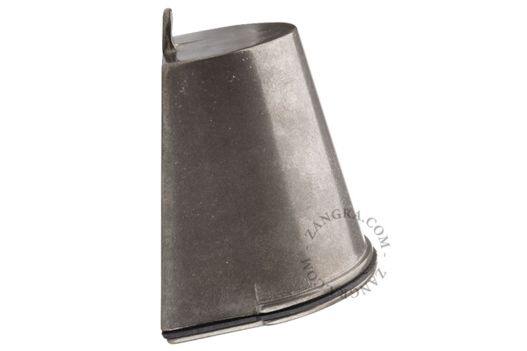 nickel-plated brass small wall light for outdoor use or bathroom