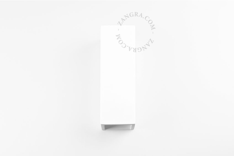 Up&down paintable plaster wall light.