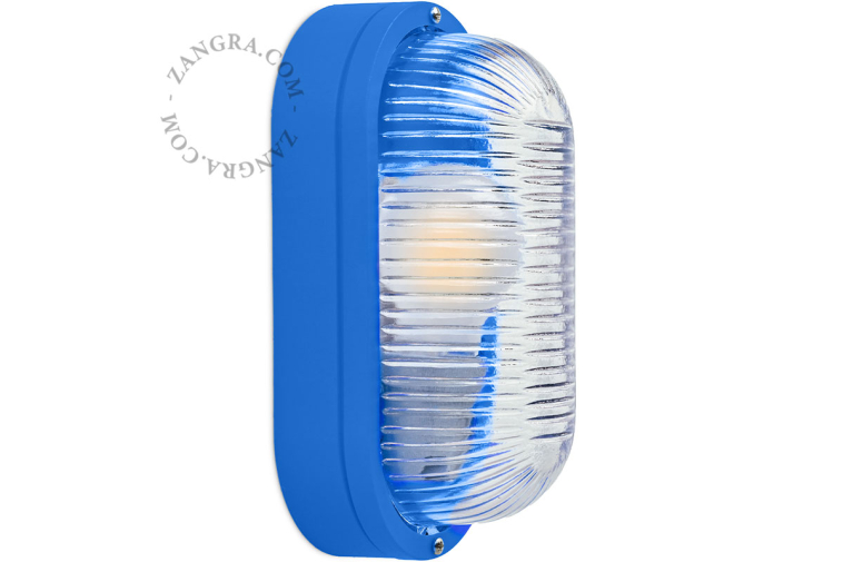 blue bulkhead light Dalida - IP44