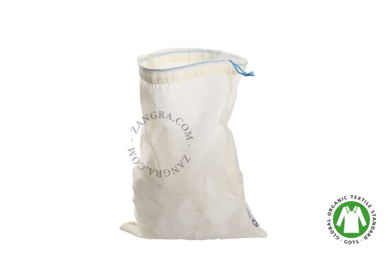 Reusable Cotton Tea Bags - 3 Pack Natural Unbleached Filter Bags For Loose Leaf Tea